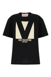 T-shirt in cotone nero -  | Wise