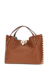 Brown leather handbag -  | Wise