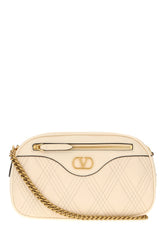 Ivory nappa leather Quiltie 67 crossbody bag -  | Wise