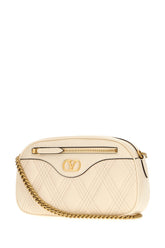 Ivory nappa leather Quiltie 67 crossbody bag -  | Wise