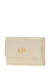 Ivory leather wallet -  | Wise