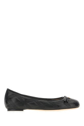 Black nappa leather ballerinas -  | Wise