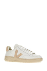 White leather V-12 sneakers -  | Wise