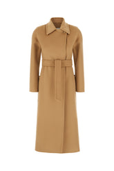 Camel cashmere coat -  | Wise