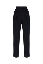 Navy blue wool pants -  | Wise