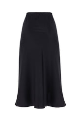 Midnight blue silk skirt -  | Wise