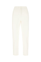 Pantalone in nylon stretch avorio -  | Wise