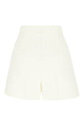 Shorts in lana stretch avorio -  | Wise