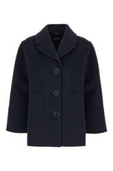 Cappotto in lana blu navy -  | Wise