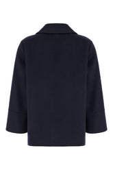 Cappotto in lana blu navy -  | Wise