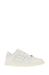 White leather Skel Top sneakers -  | Wise