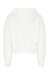 White cotton sweatshirt -  | Wise