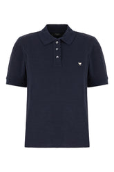 Polo in misto cotone blu navy -  | Wise