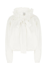 Blusa in cotone bianco -  | Wise