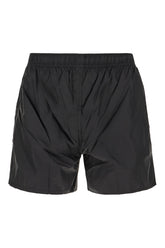 Bermuda mare in nylon nero -  | Wise