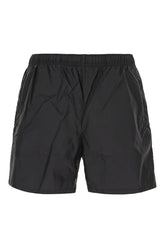 Bermuda mare in nylon nero -  | Wise