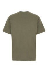 Military green cotton t-shirt -  | Wise