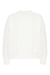 White cotton sweatshirt -  | Wise