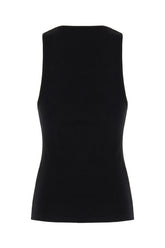 Top in cotone nero -  | Wise