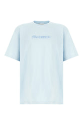 Pastel light blue cotton t-shirt -  | Wise