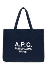 Navy blue canvas Diane Rue Madame shopping bag -  | Wise