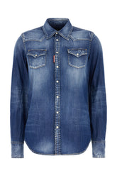 Stretch denim shirt -  | Wise