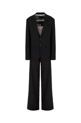 Black stretch wool suit -  | Wise