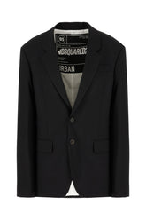 Black stretch wool suit -  | Wise