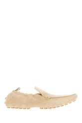 Sand suede Gommino 22L loafers -  | Wise