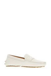 Ivory leather loafers -  | Wise