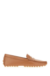 Caramel leather loafers -  | Wise