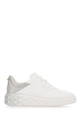 White leather Diamond Maxi/F II sneakers -  | Wise