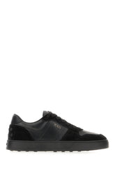 Black leather and suede sneakers -  | Wise