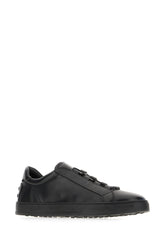 Black leather sneakers -  | Wise