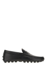 Black leather Macro Gommino loafers -  | Wise