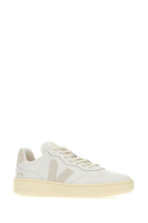 White leather V-90 sneakers -  | Wise