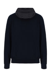 Navy blue cotton cardigan -  | Wise