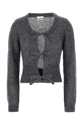 Cardigan in misto lana antracite -  | Wise