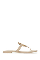 Ivory leather Miller sandals -  | Wise