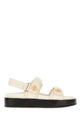 Ivory leather Kira sandals -  | Wise