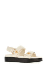 Ivory leather Kira sandals -  | Wise