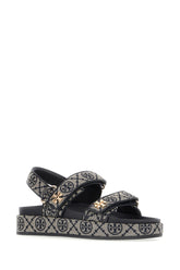 Embroidered jacquard Kira sandals -  | Wise