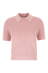 Polo in misto cashmere malva -  | Wise