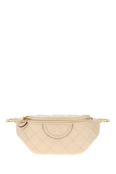 Cream leather belt bag -  | Wise