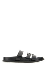 Black leather Ines sandals -  | Wise