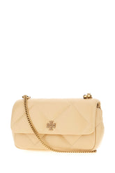 Cream leather mini Kira shoulder bag -  | Wise