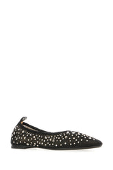 Embellished fabric ballerinas -  | Wise