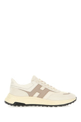 Two-tone leather and mesh Hyperlight sneakers -  | Wise