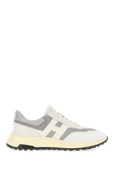 Two-tone leather and mesh Hyperlight sneakers -  | Wise