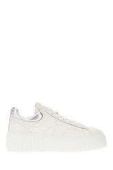 White nappa leather Rebel sneakers -  | Wise